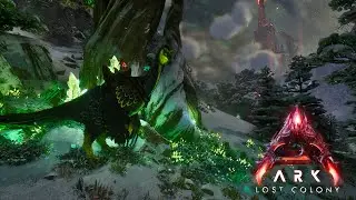 ARK Survival Ascended Lost Colony Going out to go tame animals to help with the base