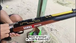 Tes Tembak GAMMA x-series 5000 psi...Pembasmi Hama besar.. 