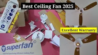 Superfan SuperA1 || 1200mm BLDC Ceiling Fan || 5 Year Warranty || High Speed BLDC Motor