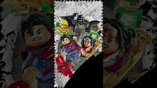 justice league in Lego world #lego #justiceleague #shorts