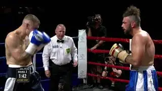 Jack Bowen v Tom Wilkins Professional Boxing  Brisbane round 2 ko