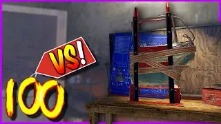 ZOMBIE SHIELD vs ROUND 100 ZOMBIES!