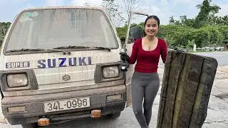 Talented Girl Restores the Damaged Cabin of a 500kg Suzuki Truck After Years of Abandonment