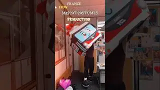 Mascot Costume Train for TCL France/ Mascot Custom Anastasia mascot maker/ #Mascot #mascottrain