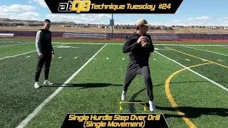 Single Hurdle Step Over Drill | Technique Tuesday #24