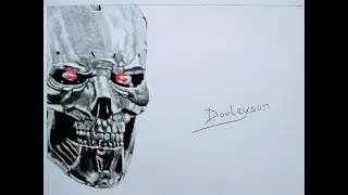 Drawing Terminator 6 Dark Fate