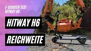🛴 HITWAY H6  🏆 Reichweitentest mit E-Scooter Fun (48V; 15,6AH; 500W)