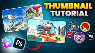How to Make Thumbnail Of Indian Bikes Driving 3D ( In Mobile )