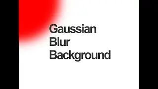 Webflow - Gaussian Gradient Background Blur Effect (+ Lottie Animation)