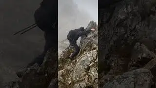 David Attenborough Narrates Crib Goch Scramble