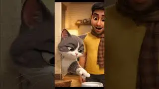 Attitude 😼 Cat 😺 Funny animal Hindi dubbed #funnyanimals #hindishorts #animation #cartoon #animals