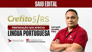 Concurso CREFITO5/RS | L&iacute;ngua Portuguesa | Interpreta&ccedil;&atilde;o e Gram&aacute;tica | Aula Completa