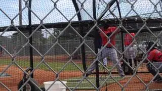 Astros Spring Training Minor League Live Batting Practice: Rio Ruiz - Round Three