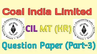 CIL Management Trainee (HR) Question Paper 2020 (Part-3) || Coal India Limited || PSU HR