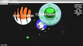 Agar.io // DESTROYING TEAM WITH AZERIO // 20K