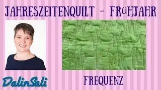 Frequenz - Freihandquiltmuster des Jahreszeitenquilts