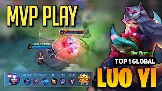 Luo Yi Best Build 2023 [ Top 1 Global Luo Yi Gameplay ] By Blue Piramida - Mobile Legends