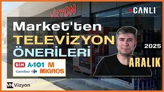 Market'ten Televizyon &Ouml;nerileri BİM - ŞOK - A101 l 2025 ARALIK #onvo #strong #fobem #seg #toshiba