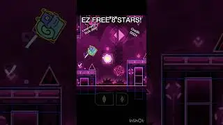 8 Easy free stars! #geometrydash #gd #shorts