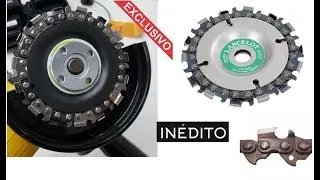 Disco Para Madeira Com Corrente De Motosserra - Chain Disc Lancelot (Arbortech) Inedito e Exclusivo