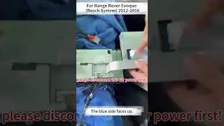 Installation Video for Range Rover Evoque 2012-2016 Bosch System car radio multimedia player