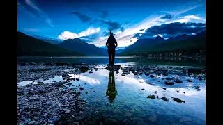 A MESMERIZING SUNRISE PHOTOGRAPHY SESSION at Bowman Lake in Glacier National 🏞