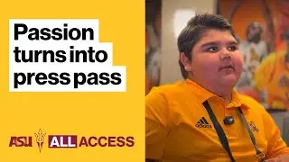 ASU All Access: Aspiring young sports journalist fulfills dream with Sun Devil Women&rsquo;s Basketball