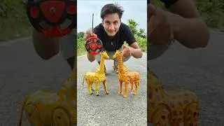 Yellow kara 2 Ta Remote wala Giraffe🦒deko