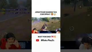 JONATHAN GAMING 1V4  TOP LEVEL CLUTCH☠️🤯#jonathan #gaming #youtubeshorts