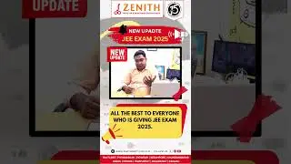 JEE EXAM NEW UPDATE 2025 | #nta  IMPORTANT UPDATE | ZENITH | BENGOLI LANGUAGE