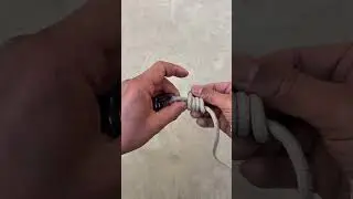 If you use this easy method, the knot will remain strong and won't come undone easily. #lifehacks