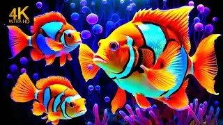 Relaxing 4K Aquarium: Ocean Beauty for Mindful Meditation