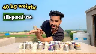40 kg weight disposal test. EV Hacks 100 Experiment video!