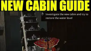 Where winds meet - investigate the new cabin and try to restore the water level (jinming pool)