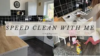SPEED CLEAN WITH ME | CLEANING MOTIVATION | Kira Davies