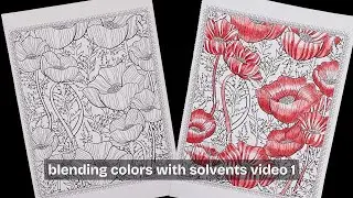 Blending Colors with Solvents | Part 1 (How to Color Like an Artist)
