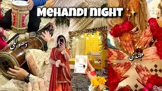 Mehndi Night Vlog | Dholki, Desi Tappay & Full Pakistani Wedding Vibes 🇵🇰