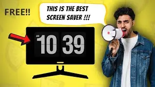 Best Screen saver for mac and windows !!  Flip clock download and install full guide !! #windows