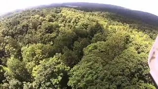 Haliburton Scout Reserve - drone footage of cliff