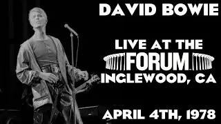 David Bowie - Live In Inglewood - April 4th, 1978 - Mike Millard Master