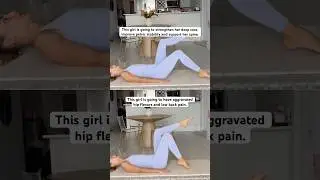 See the difference in these Pilates toe taps? #pilatesathome #pilatesexercises #pilatesform #pilates