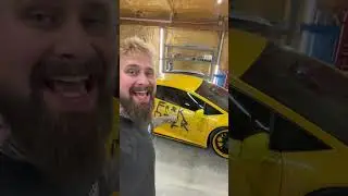 Spray painting my Lamborghini upset people