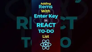fixing enter key issue in react To-Do List App. #reactjs #reactjstutorial #webdevelopment