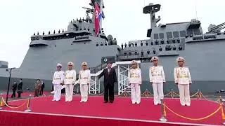 North Korea's Kim Jong Un inspects naval destroyer | REUTERS
