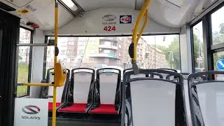DPmÚL | Škoda 28Tr #424 | [84] Stříbrnické nivy - Důlce