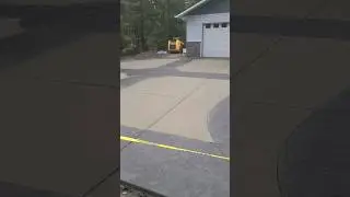 custom concrete driveway, new construction. #construction #concrete #new
