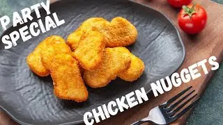 Easy Chicken Nuggets at home | No maida No MSG homemade recipe