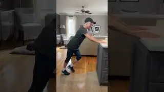 Another kitchen counter workout.