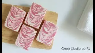 Tiger Swirl, CP soap technique (PS#1)