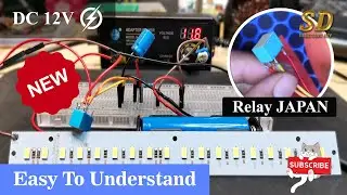 [ New ] Small Relay JAPAN with LED Lamp, Timer with Variable l Innovation l SD Electric DIY.